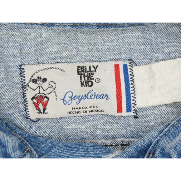 1960s Vintage Billy The Kid Denim Jacket Size KID XS/S - Picture 3 of 6